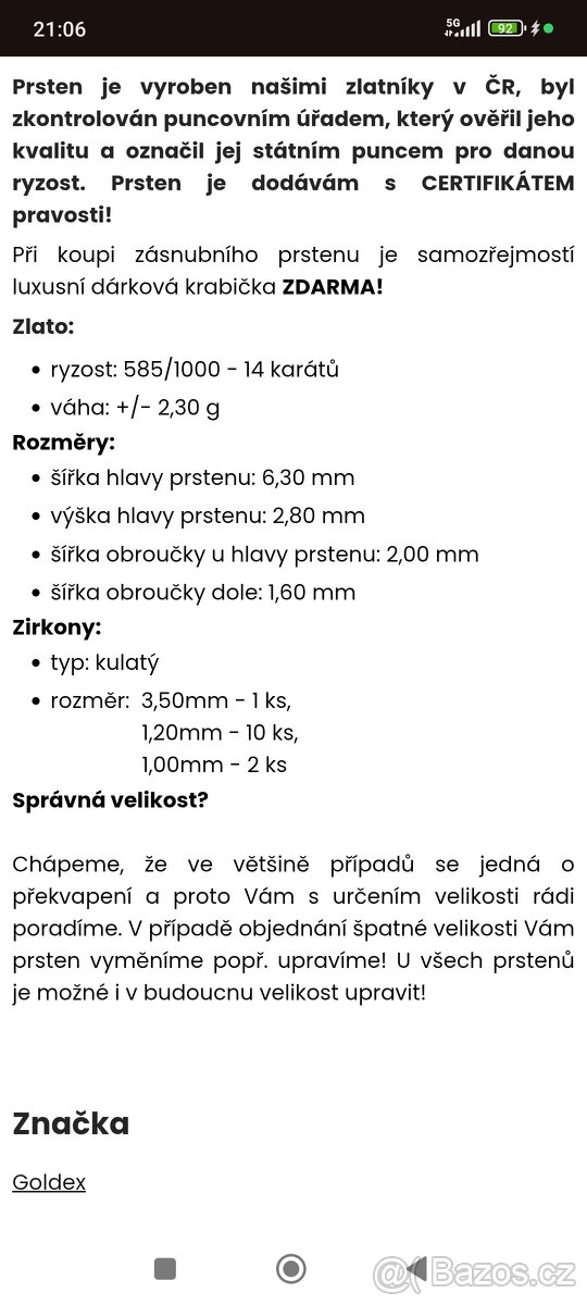 Zlatý prsten - 3