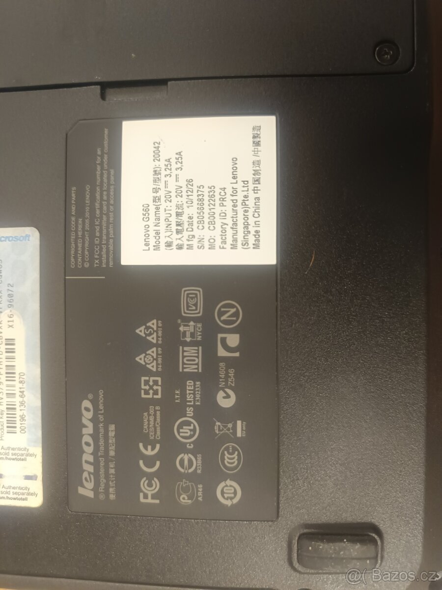 LENOVO IDEAPAD G560 - 3