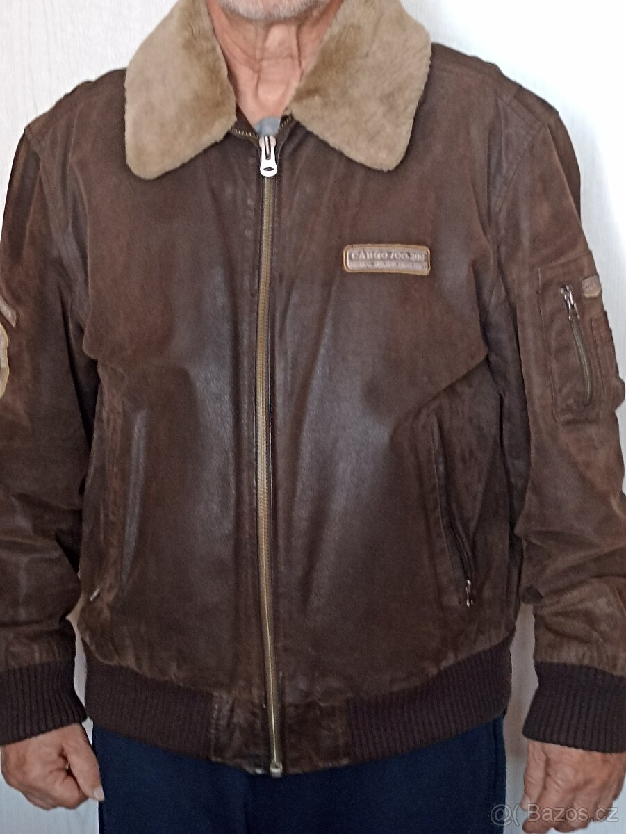 Kožená bunda pilotka - 3