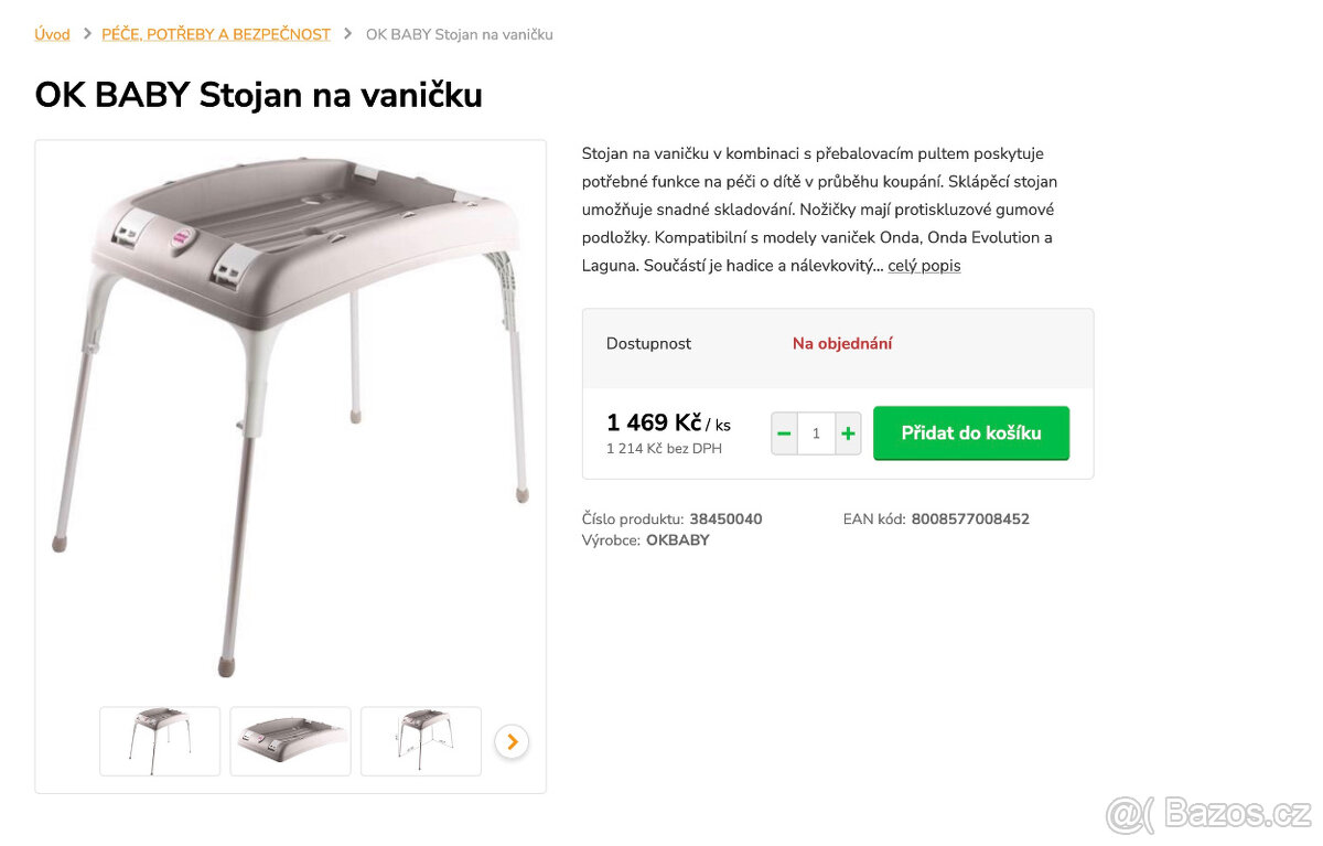 Stojan na vaničku - 3