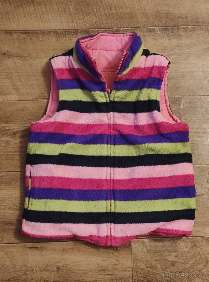 Dívčí oboustranná vesta vel.116 - 3
