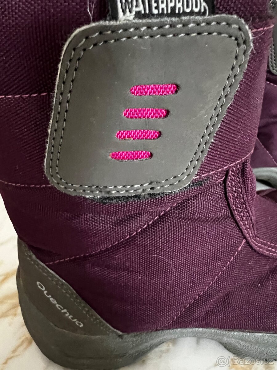 vel.32 - voděodolné ZIMNÍ BOTY/ sněhule Quechua - 3