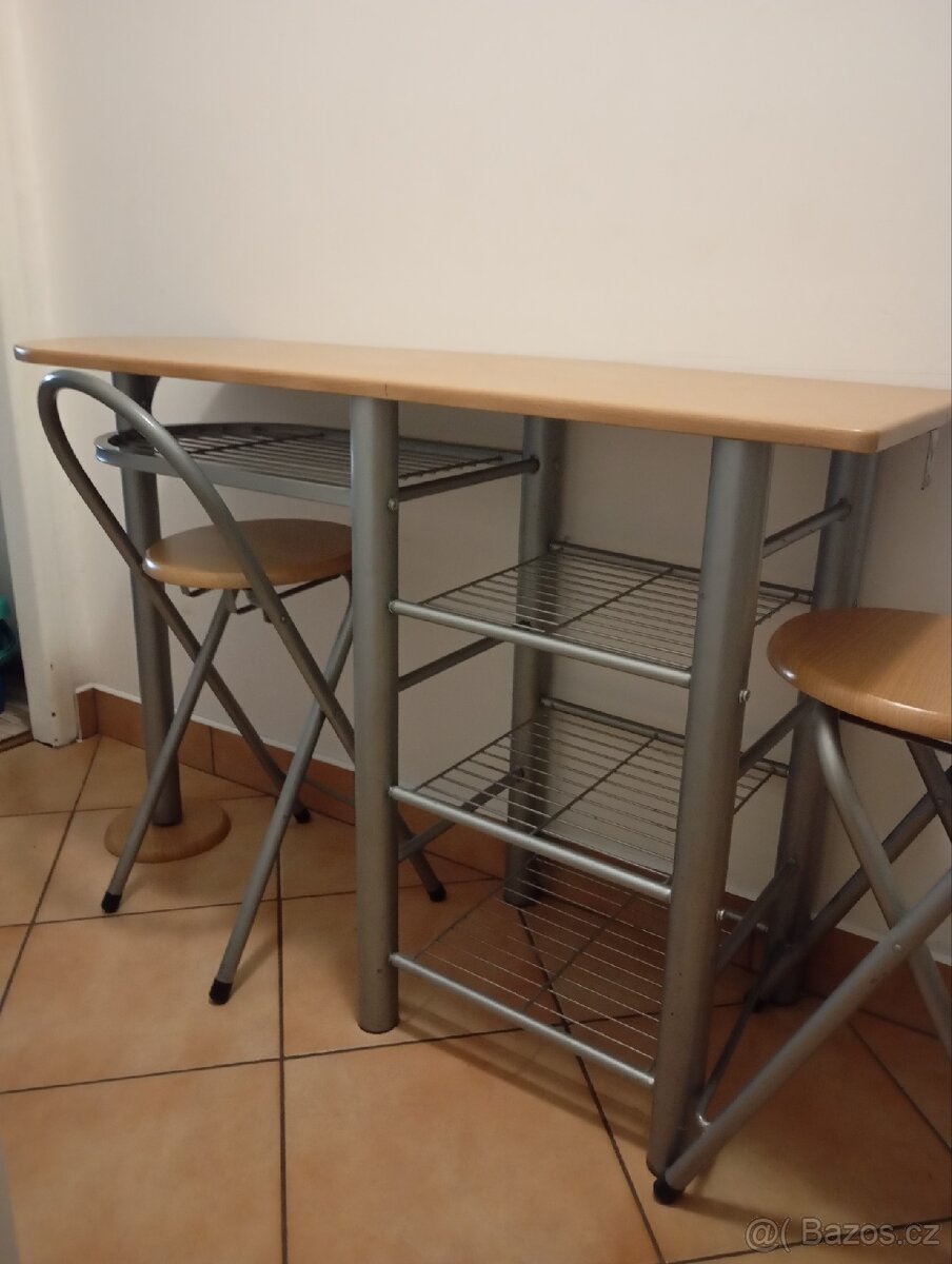 Barová sada stolu a dvou židlí - 3