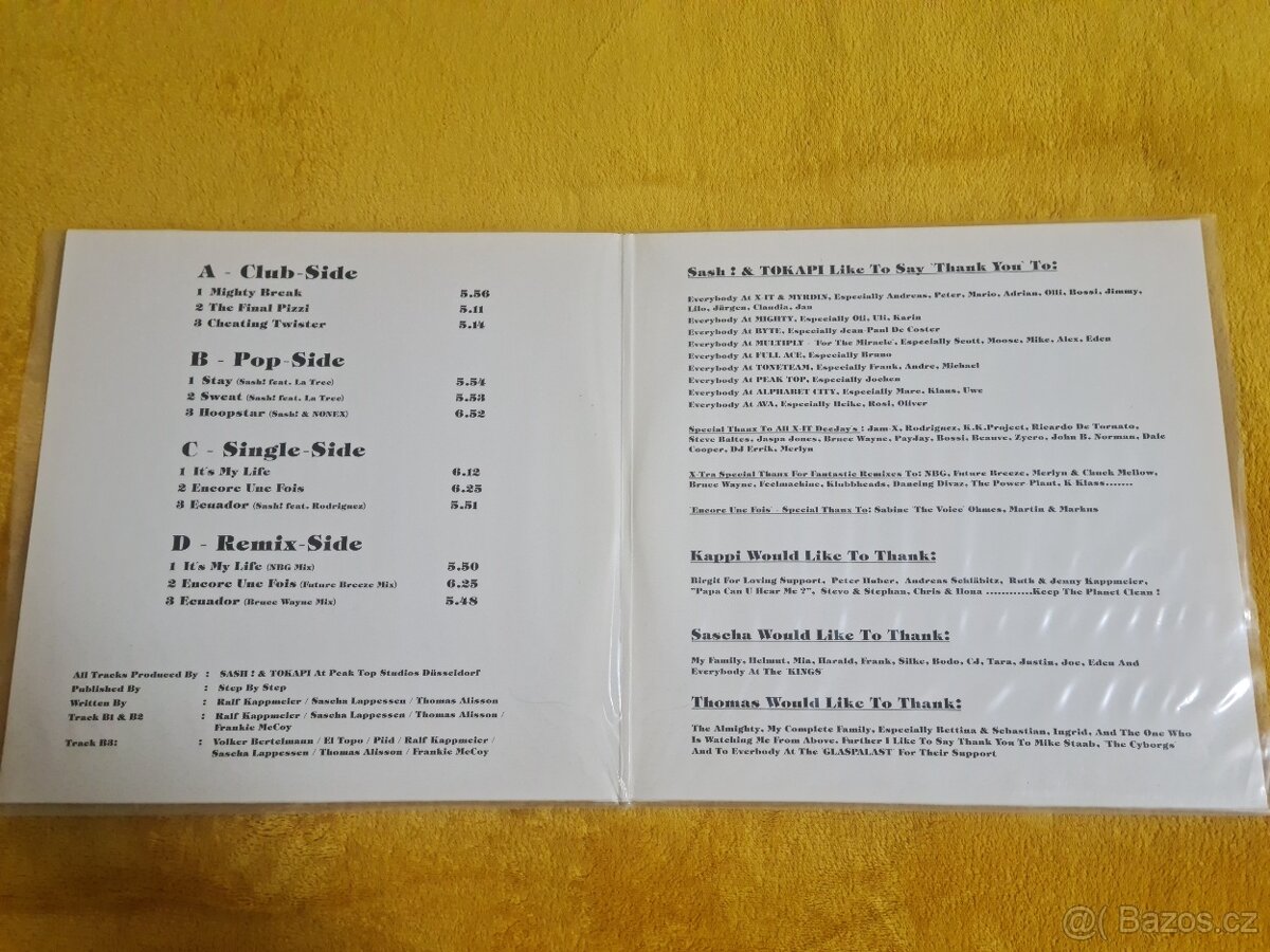 SASH - It's my life (2xLP) - 3