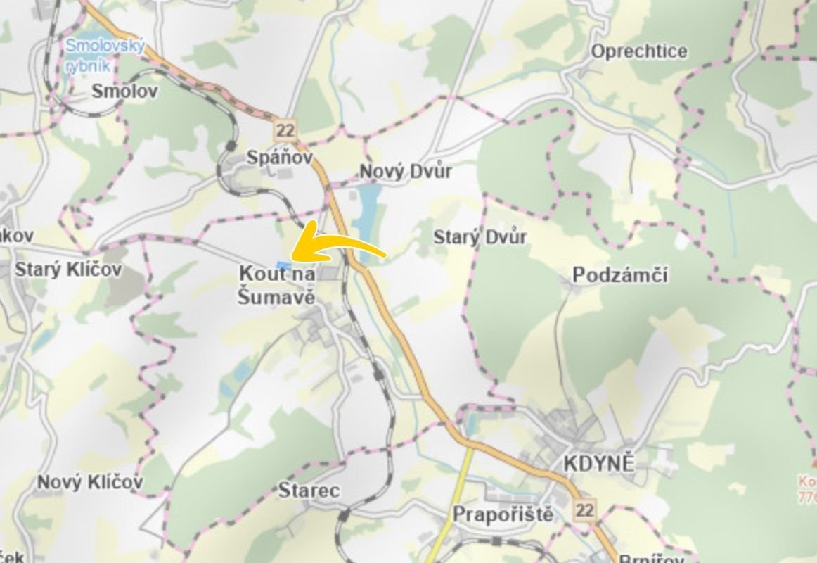 Prodej podílu 1/2 pole 3 190 m², Kout na Šumavě - 3