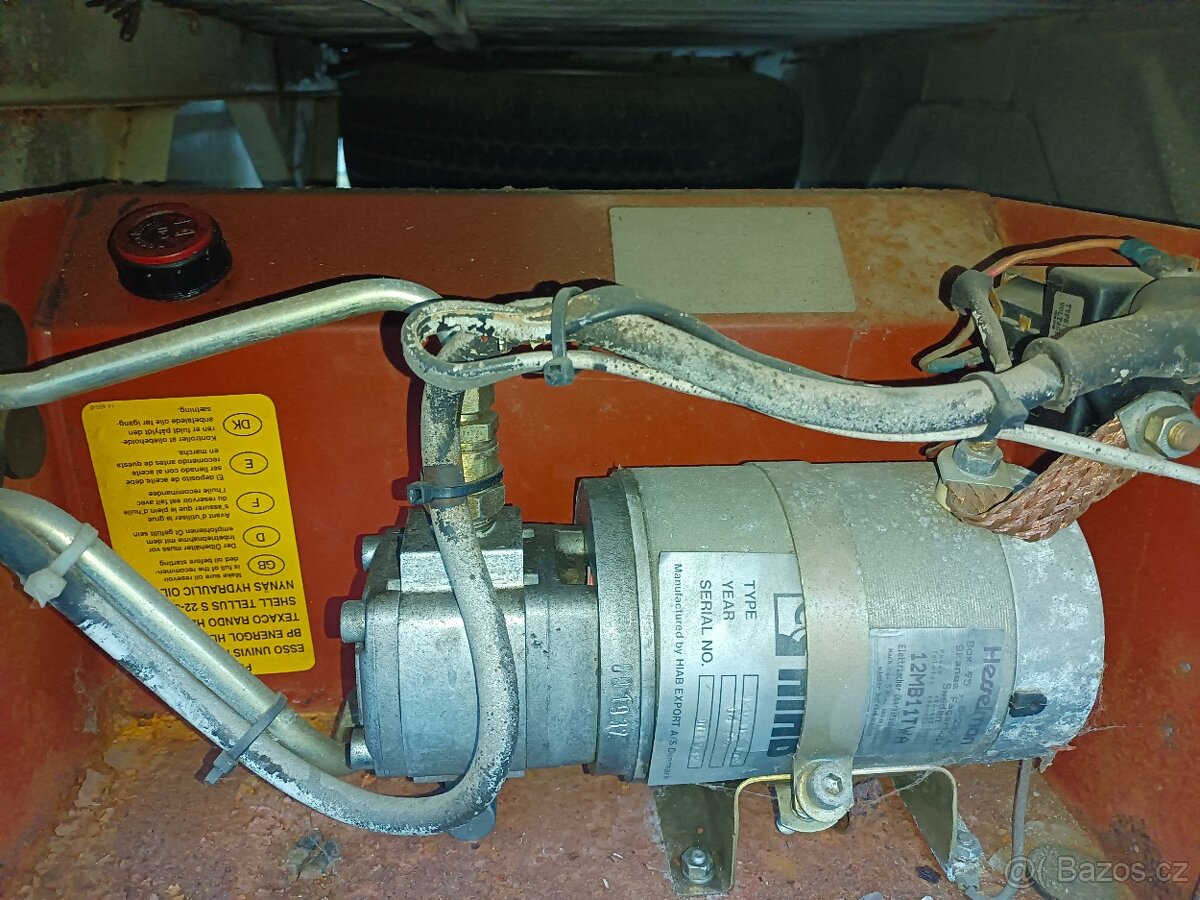 MB 208D, 1978, ORIG nástavba jeřáb - 3