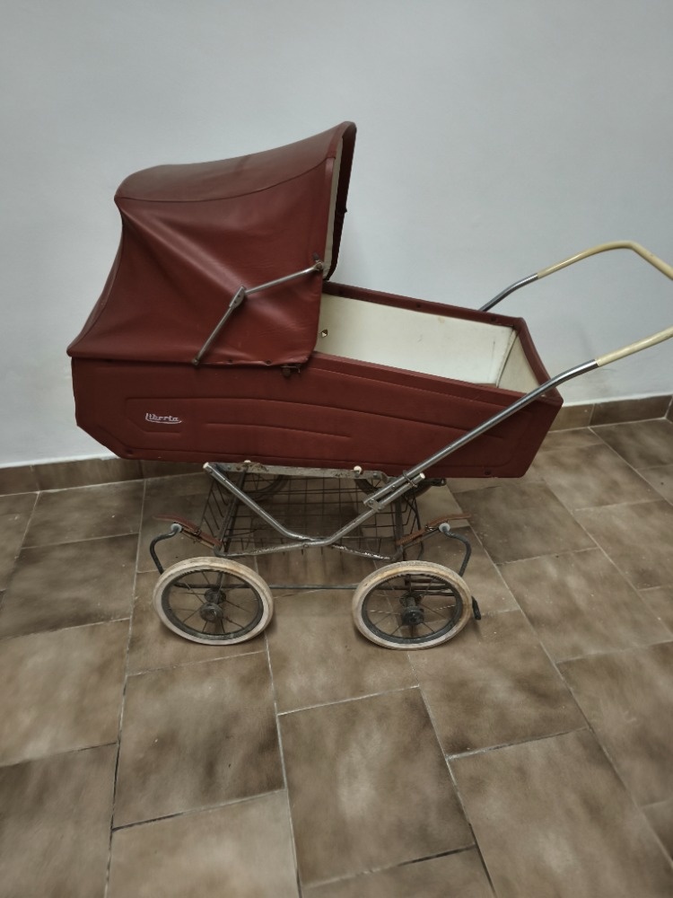 Retro kočárek Liberta hnědá - 3