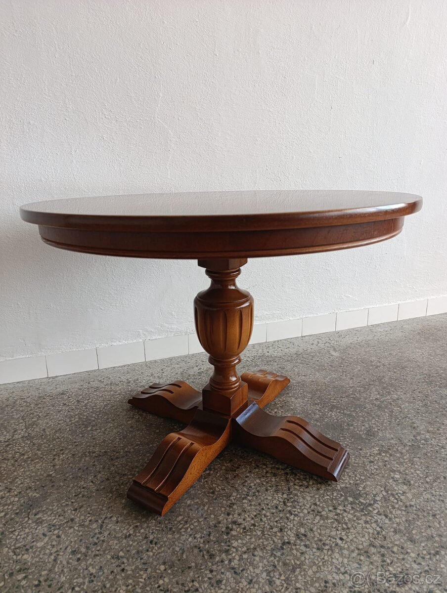 Rustikální konferenční stolek, nábytek z masívu, stůl - 3