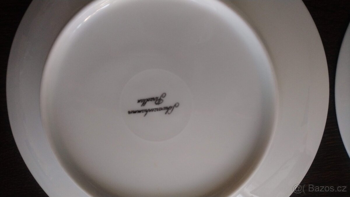 Porcelán, Německo – talířky - 3