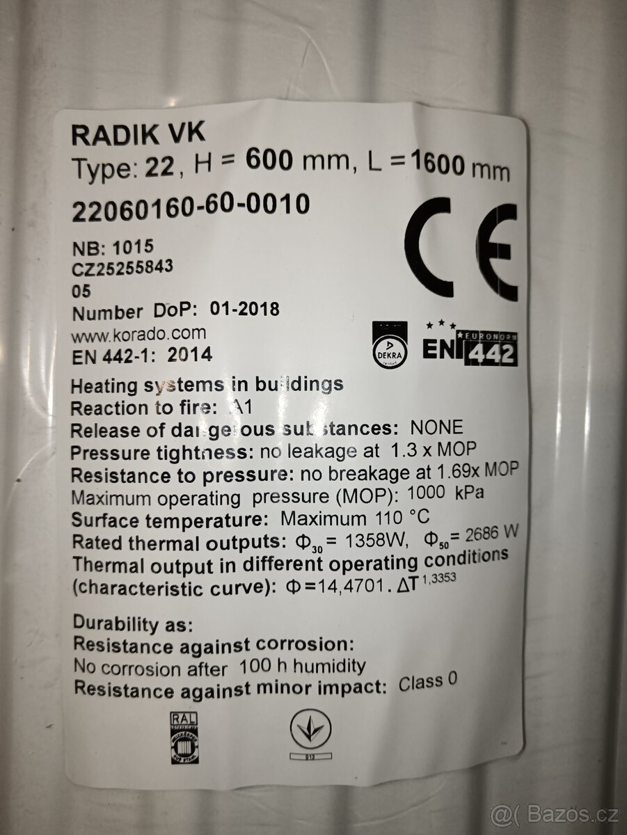 Radiátor VK 22 600x1600 - 3