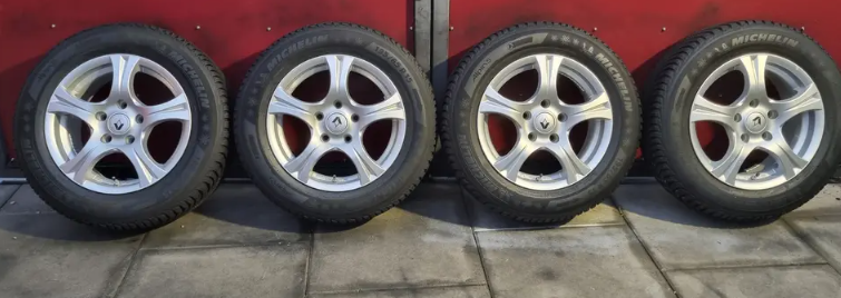 15"ZIMNÍ OBUTÁ KOLA 5x114.3,RENAULT SCENIC-3+ČIDLA - 3