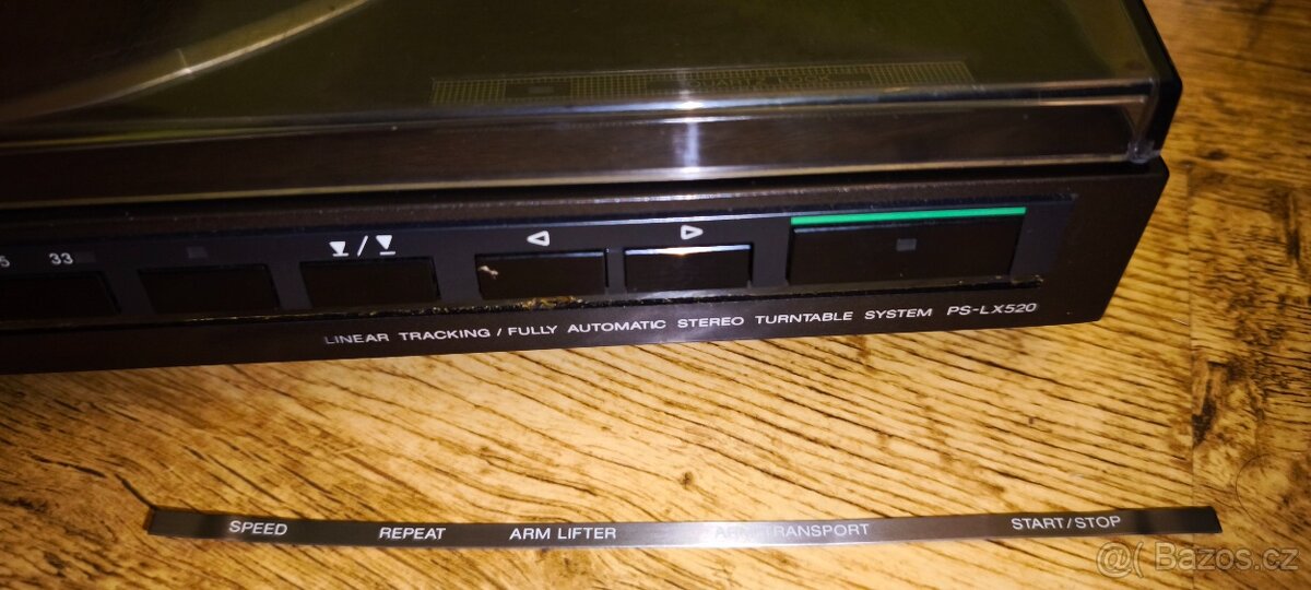 Vintage gramofon Sony PS-LX520 + desky zdarma,čti popis - 3
