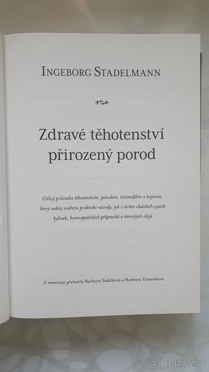 kniha_ZDRAVÉ TĚHOTENSTVÍ_Ingeborg Stadelmann - 3