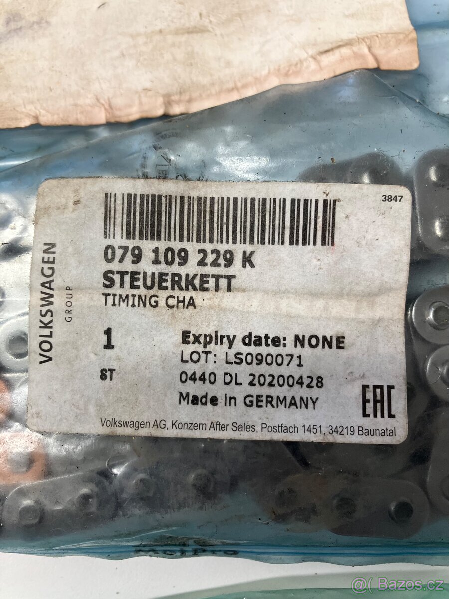 rozvodový řeťez VAČKY AUDI 079109229K a 079109229L - 3