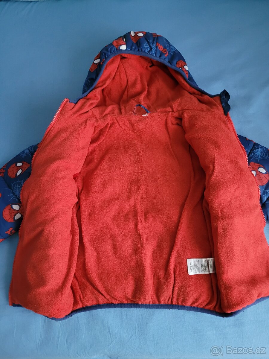 Prošívaná bunda Pepco Spiderman vel. 110 - 3