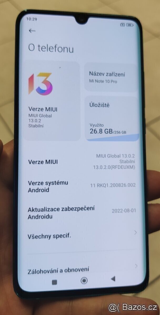 XIAOMI MI Note 10 Pro 5G 8+4/256 + 256GB + EXTRA BALENÍ - 3