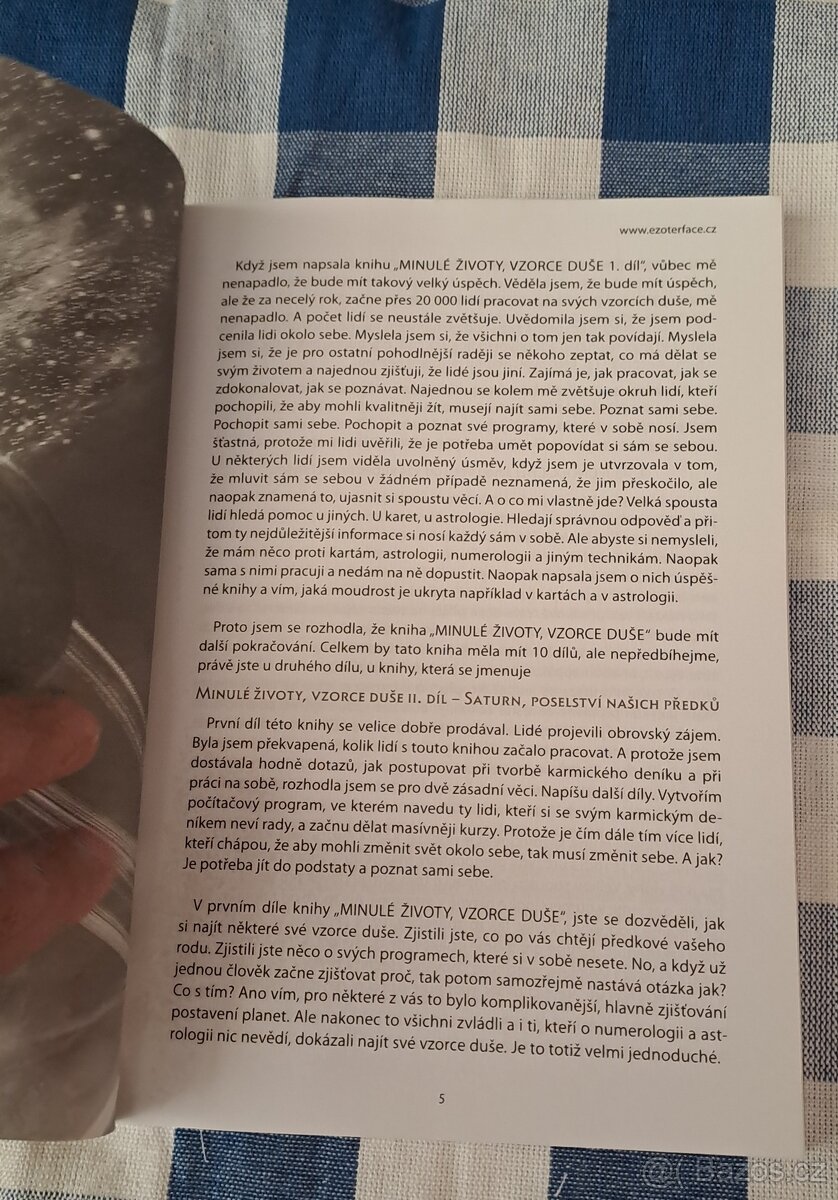 Kniha Minulé životy vzorce duše II. Saturn, poselství našich - 3