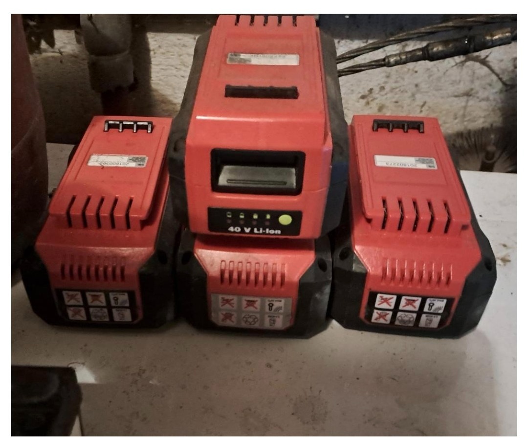 Aku sekacka hecht 40v accu program - 3