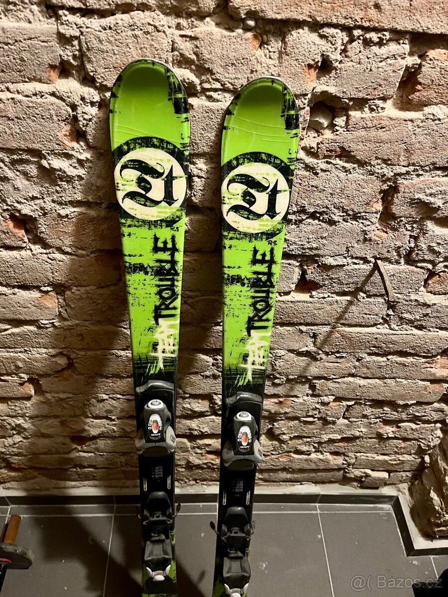 Zelené sjezdové lyže Dynastar 128cm - 3