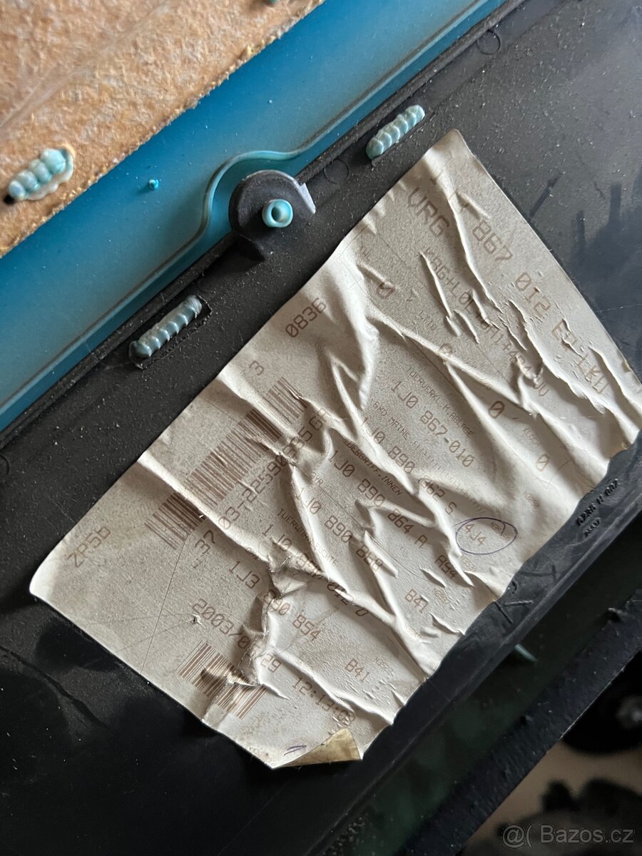 Originální kožené obloženi dveří Golf 4 - 3