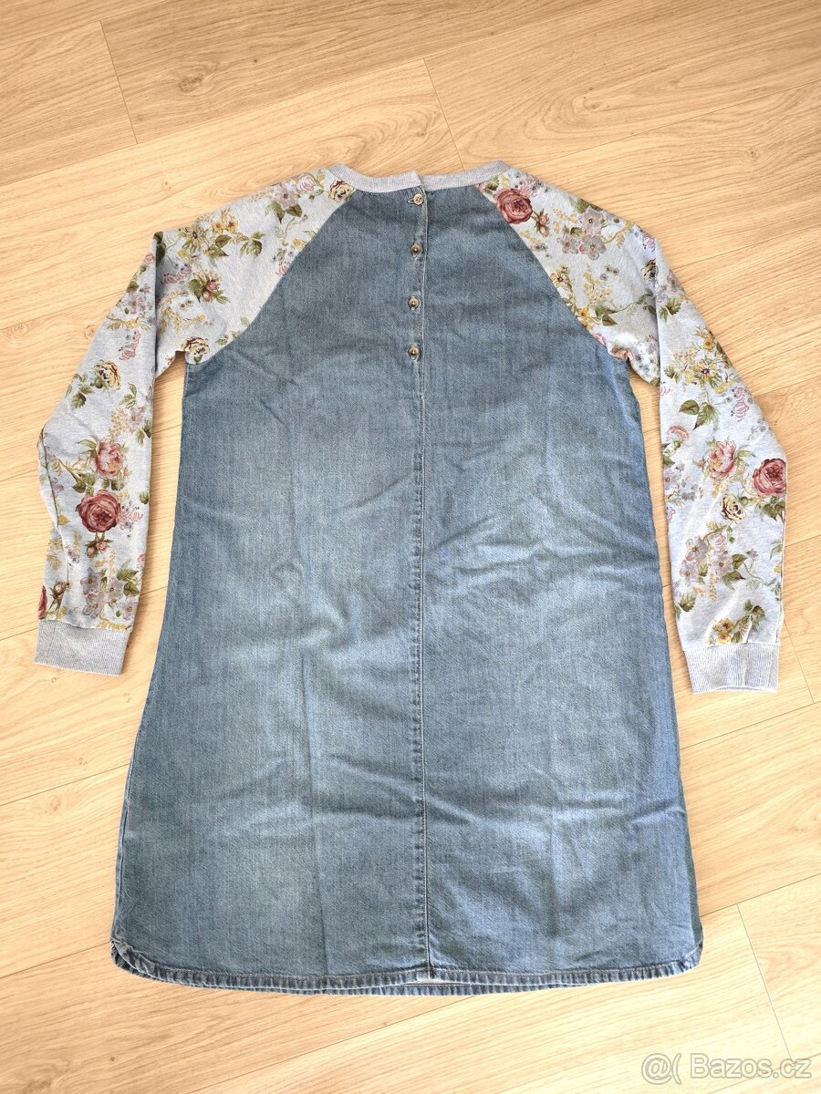 Dívčí bavlněné šaty NEXT vel.164 TOP - 3