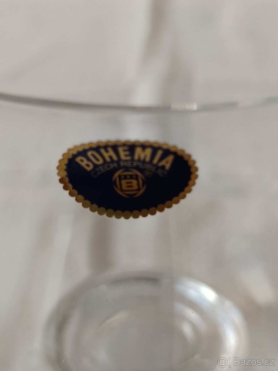 Skleněná miska/vázička, značka Bohemia - 3