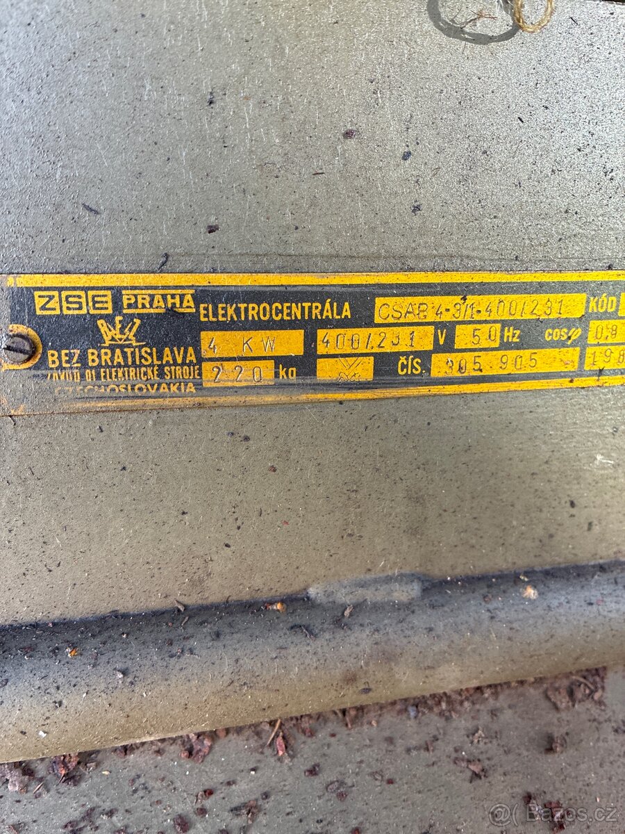 Elektrocentrála 4kw - 3