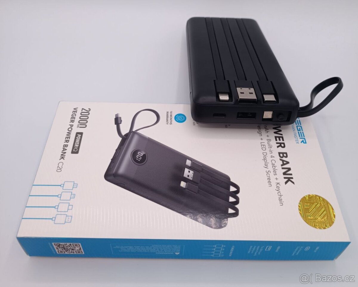 Powerbanka VEGER C20 – 20 000 mAh NEW SUPER CENA - 3