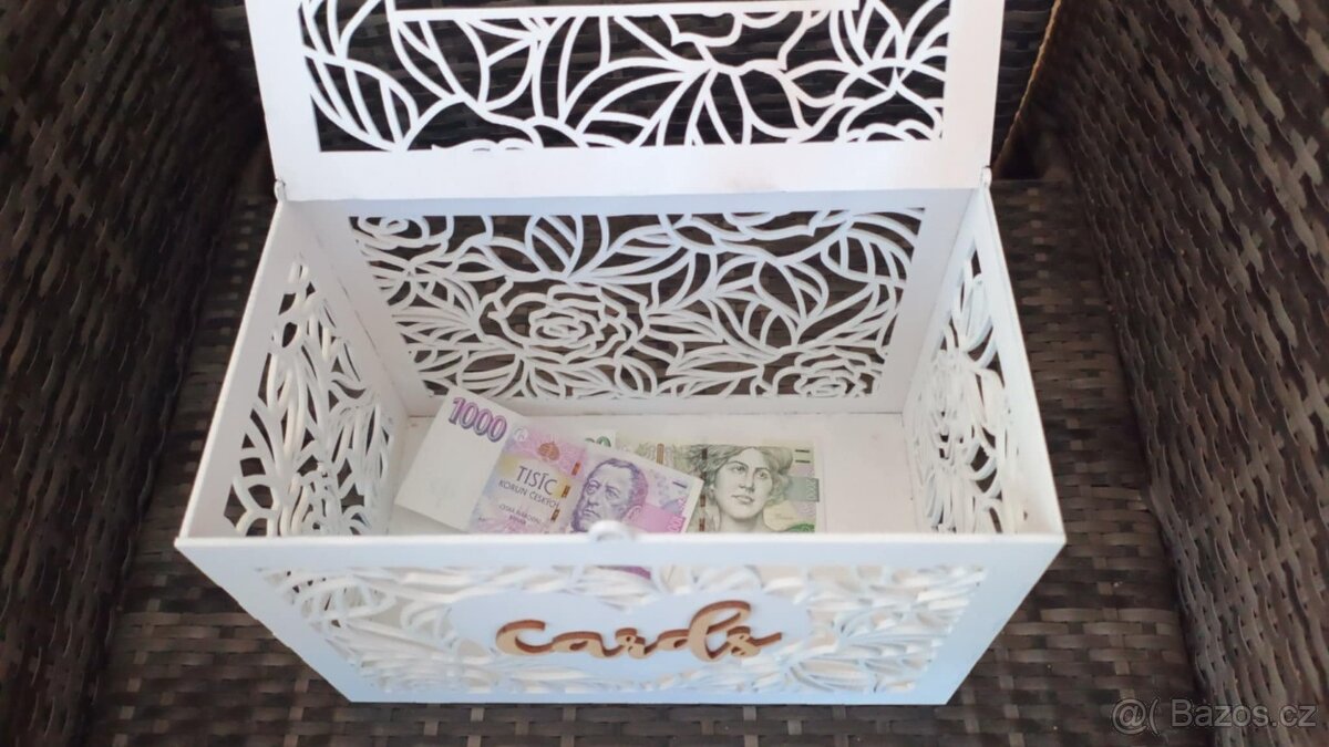 Box na svatební finanční dary a přání-NOVÁ - 3