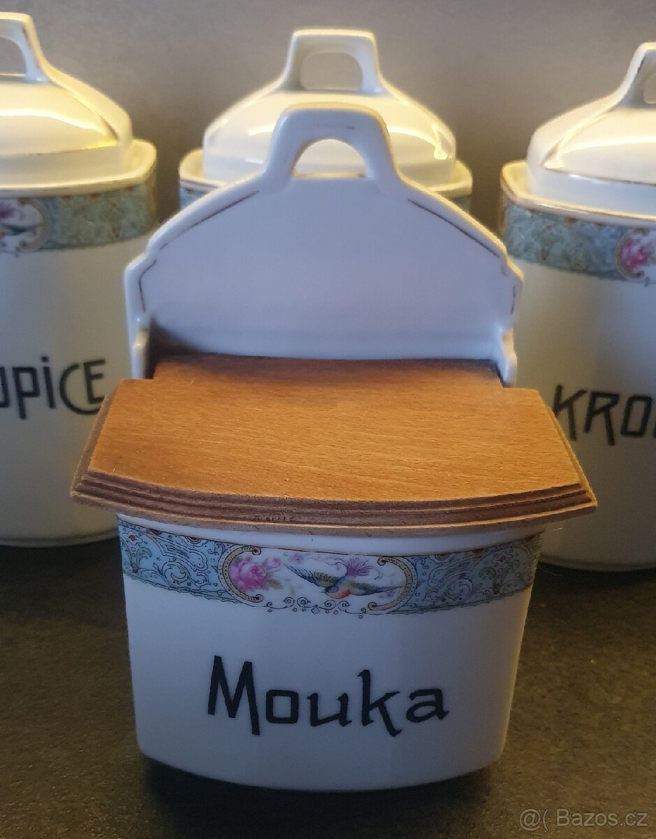 Porcelánové dózy, kořenky - 3