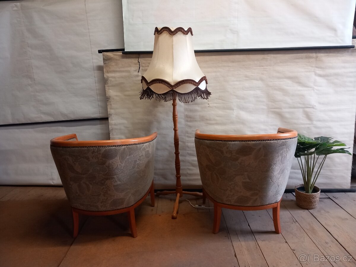 Retro křesla,lampa - 3