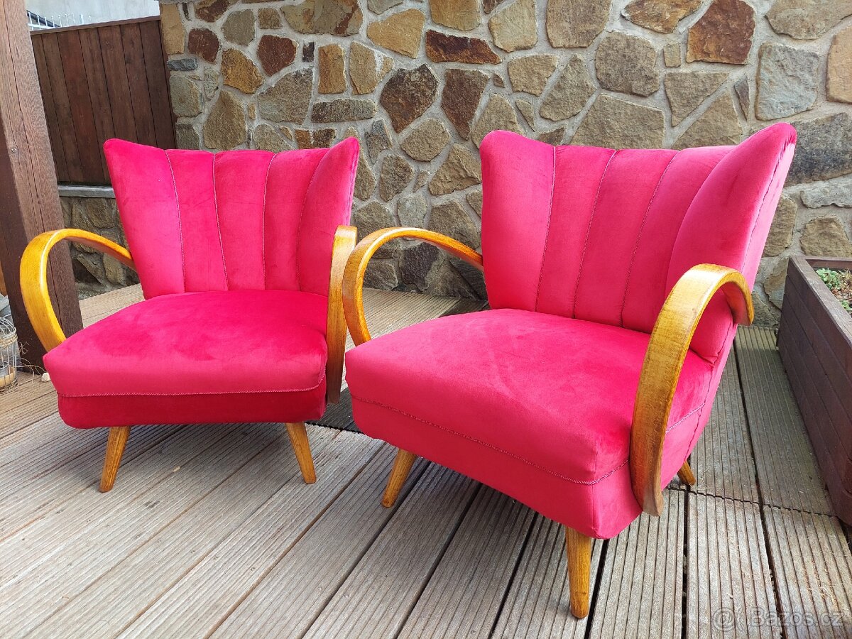 Párová křesla "vějíř" - 3