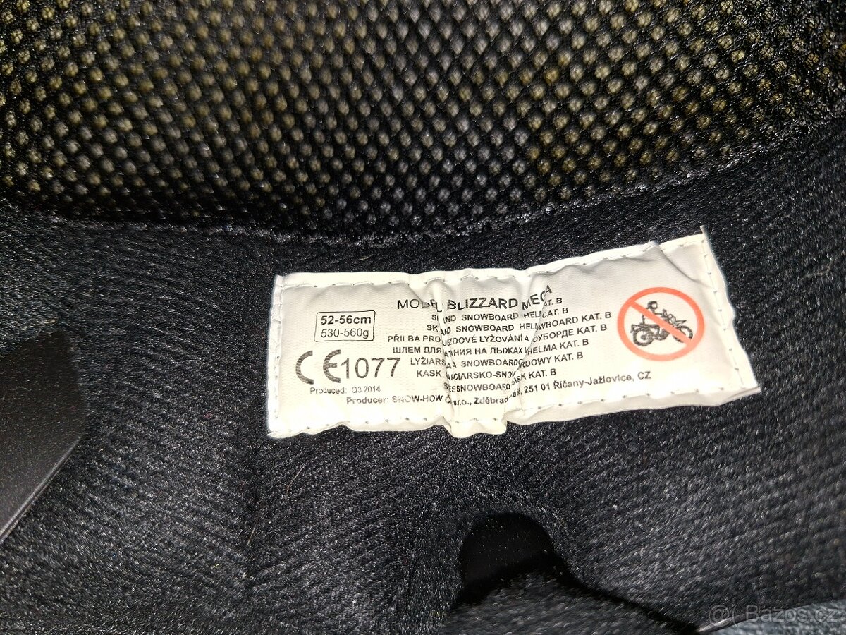 Prodám lyžařské helmy Blizzard - 3