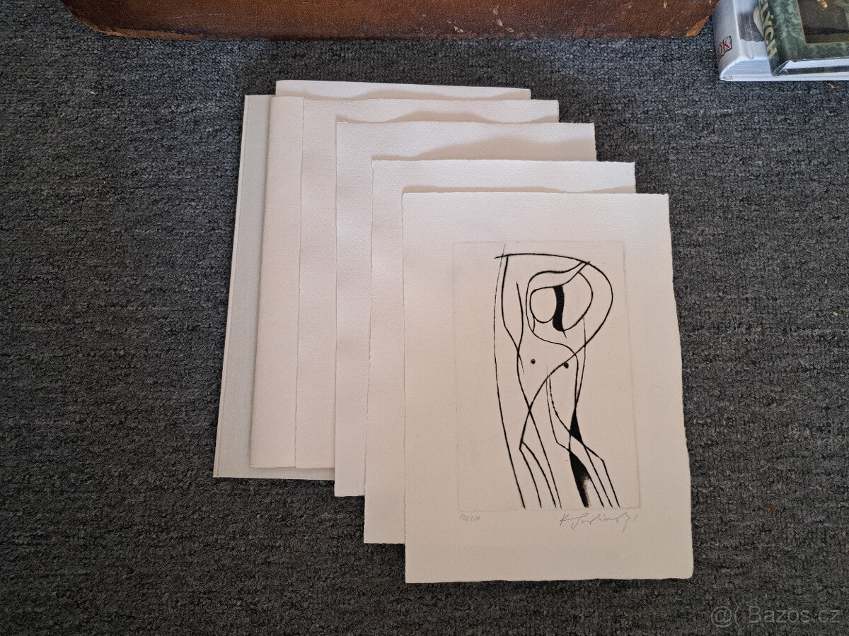 Karel Svolinský Proměny 8 mědirytin - 3