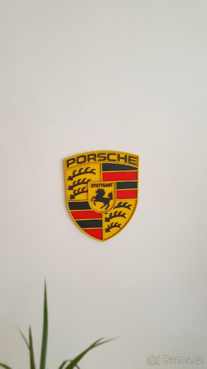 Logo Porsche 3D Tisk - 3