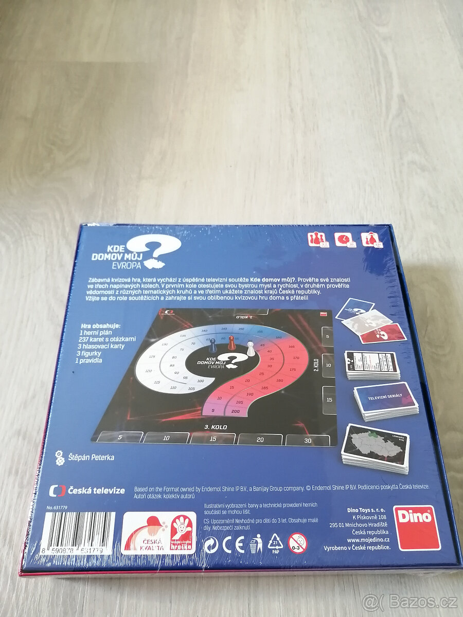 Kde domov můj - Evropa, společenská hra - 3