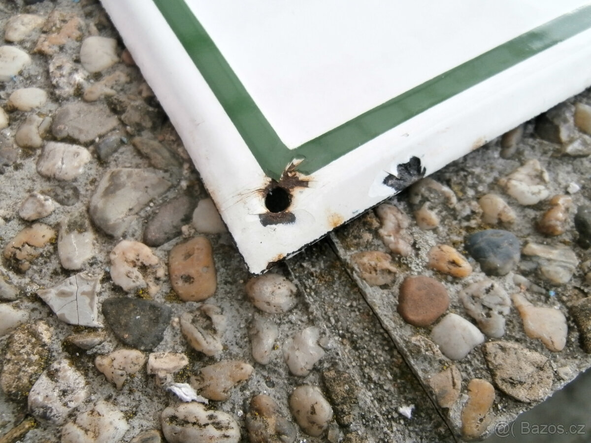 Smaltovaná cedule POLICIE ČR za 1.400 kč s poštou - 3