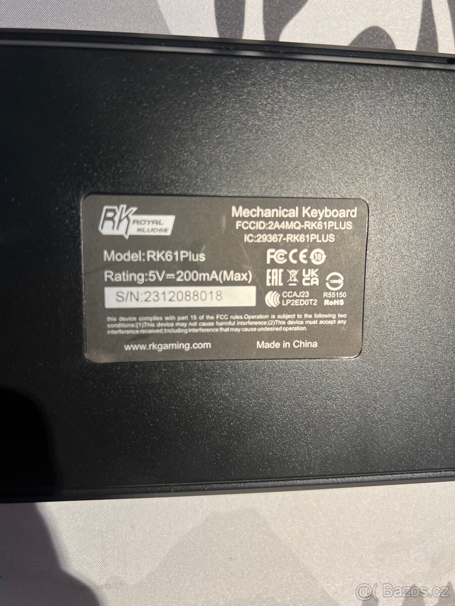 Herní klávesnice Rk61 plus - 3