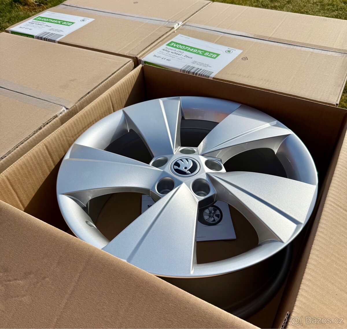 🛞Alu kola Škoda Zeus 17” Superb, 5x112 - 3
