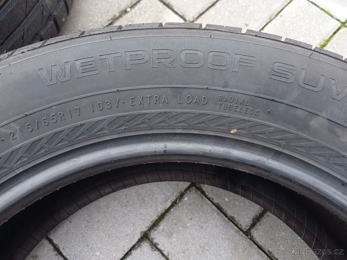 Fungl nové letní pneu NOKIAN 215/65/17, 103V - 3