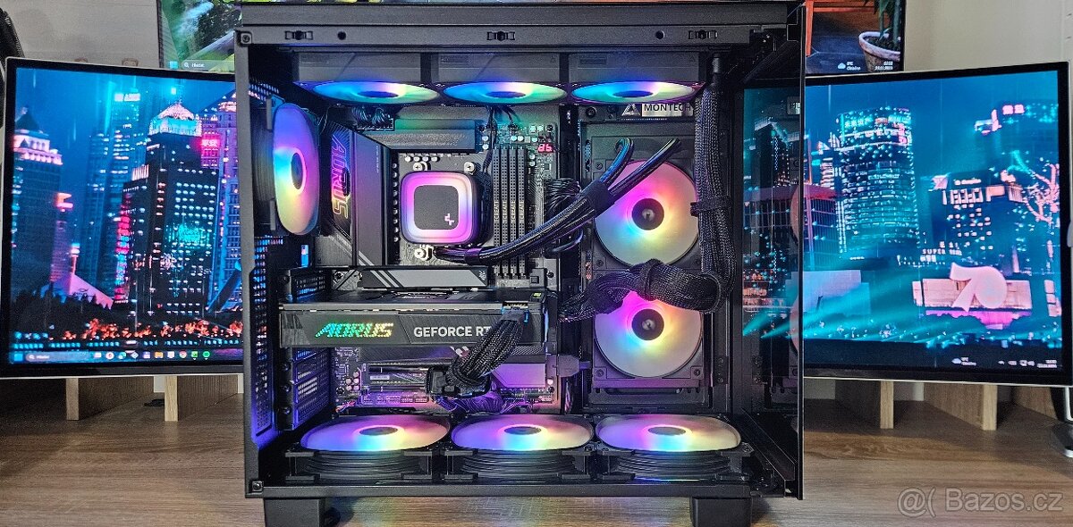 Top Herní PC –RTX5090/9800x3d/X870E/64GB/1200W/Win11 - 3