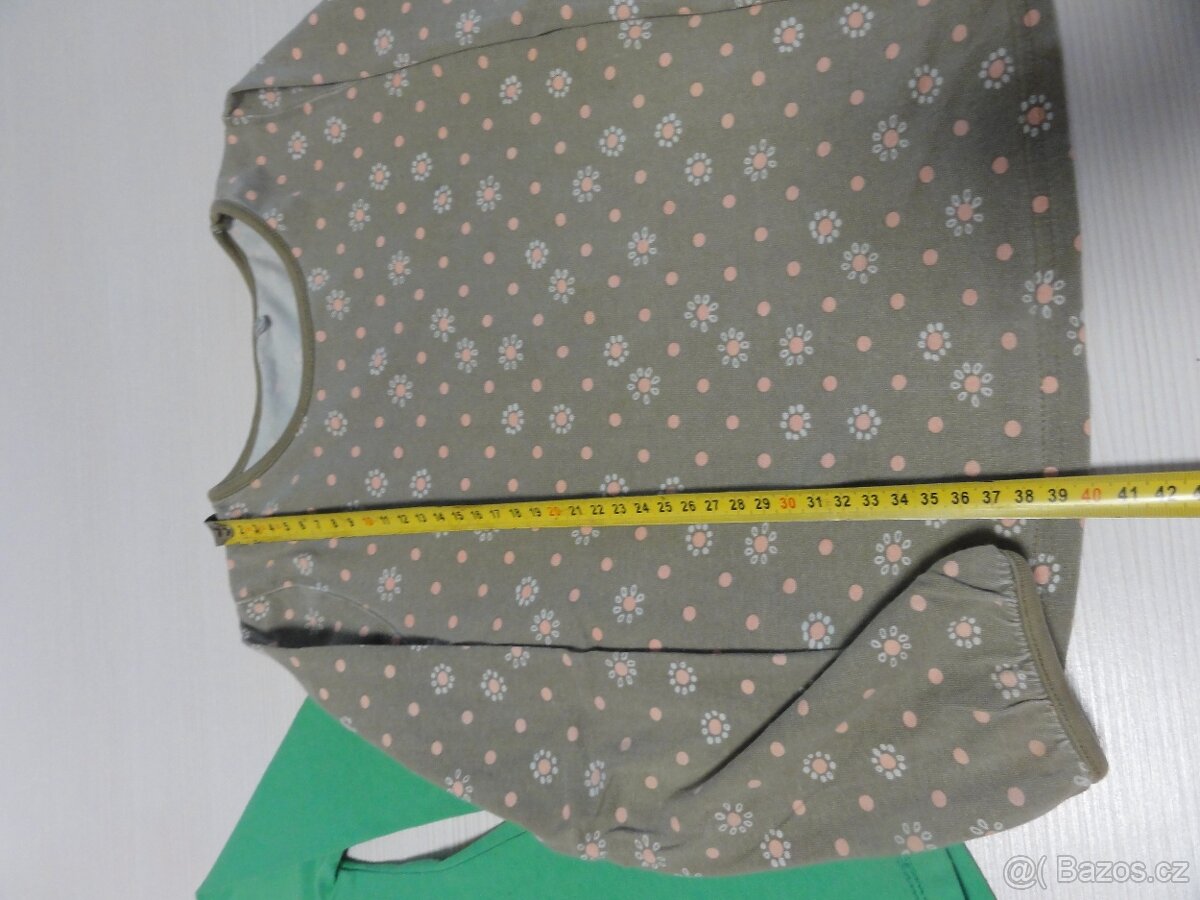 Trička dlouhý rukáv vel. 110 a 116 - 3