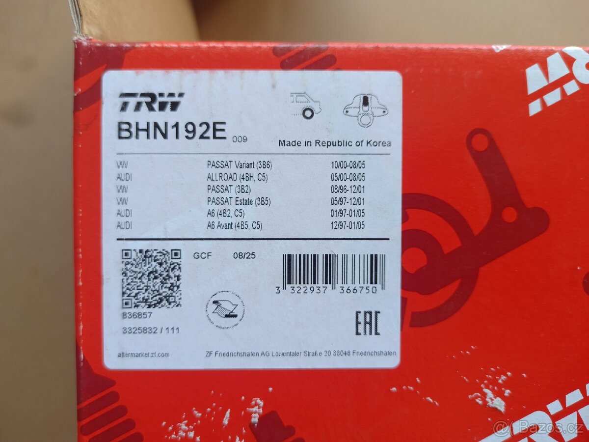 Zadní brzdový třmen VW Passat B5 4x4 - 3