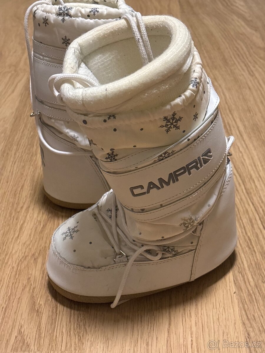 Dětské bílé sněhule - 3