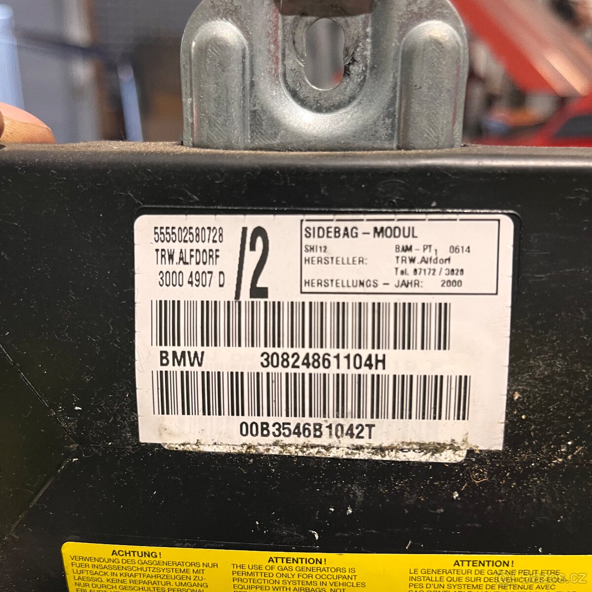 BMW E46 coupe airbagy ze dveří - 3