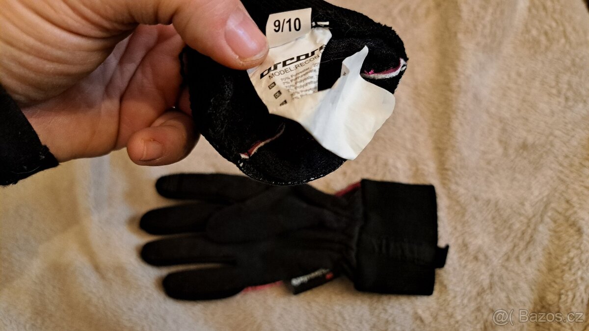 Rukavice běžky, běh, vel. 9-10let - 3