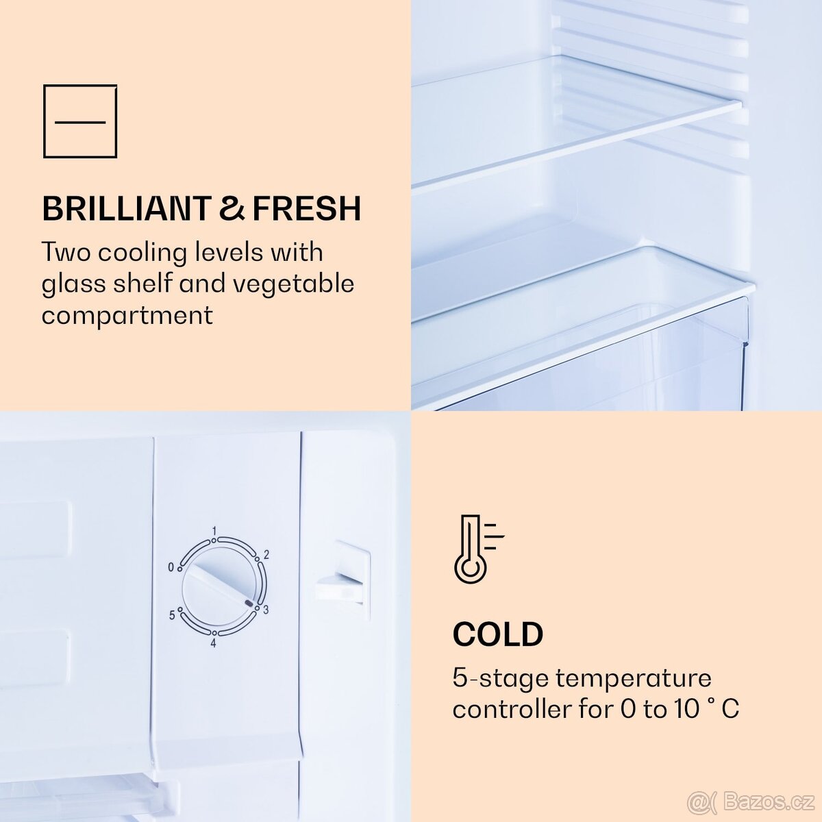 Cool City 45cm 79L Mini Lednice Design města - 3