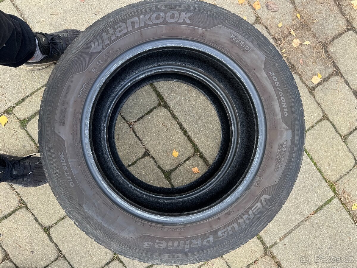 Dvě letní pneu 205/60/16 Hankook - 3