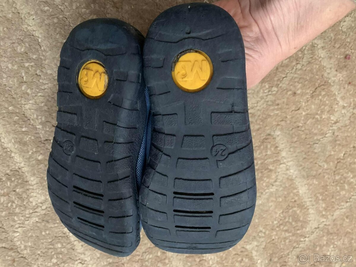 Plátěné tenisky, bačkůrky 24 - 3