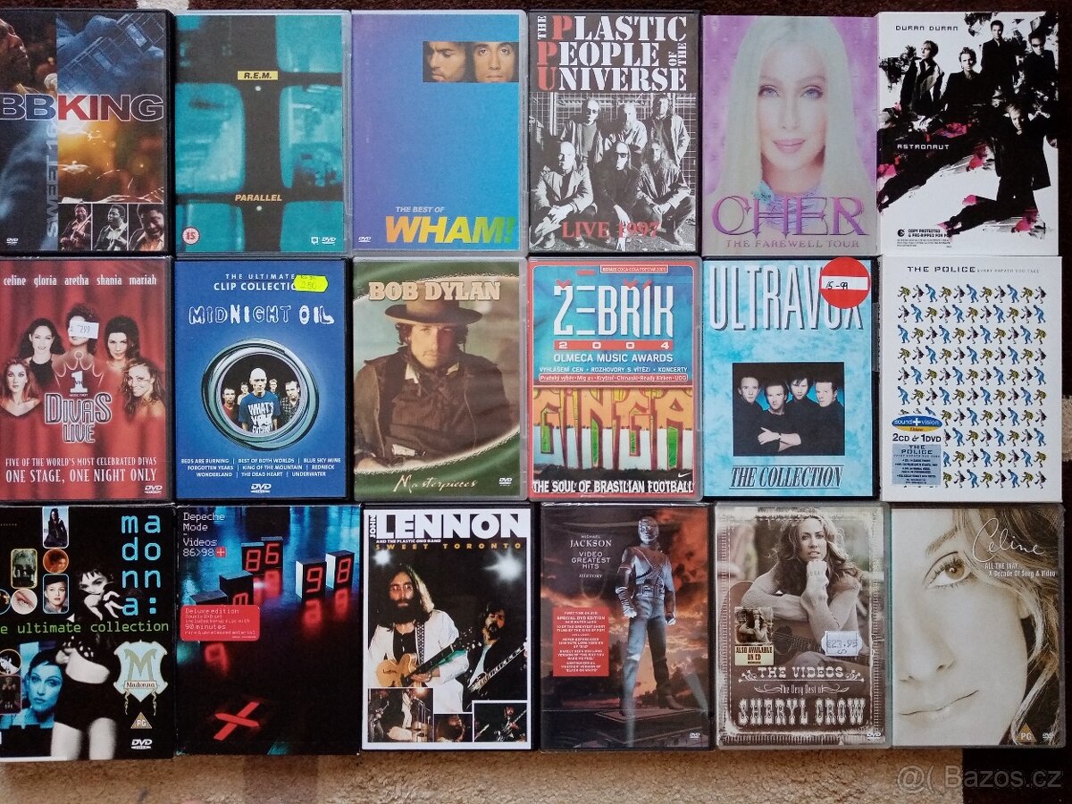 Nove foto 2.12.orig.DVD hudba(i zabal.)od 69Kč - 3